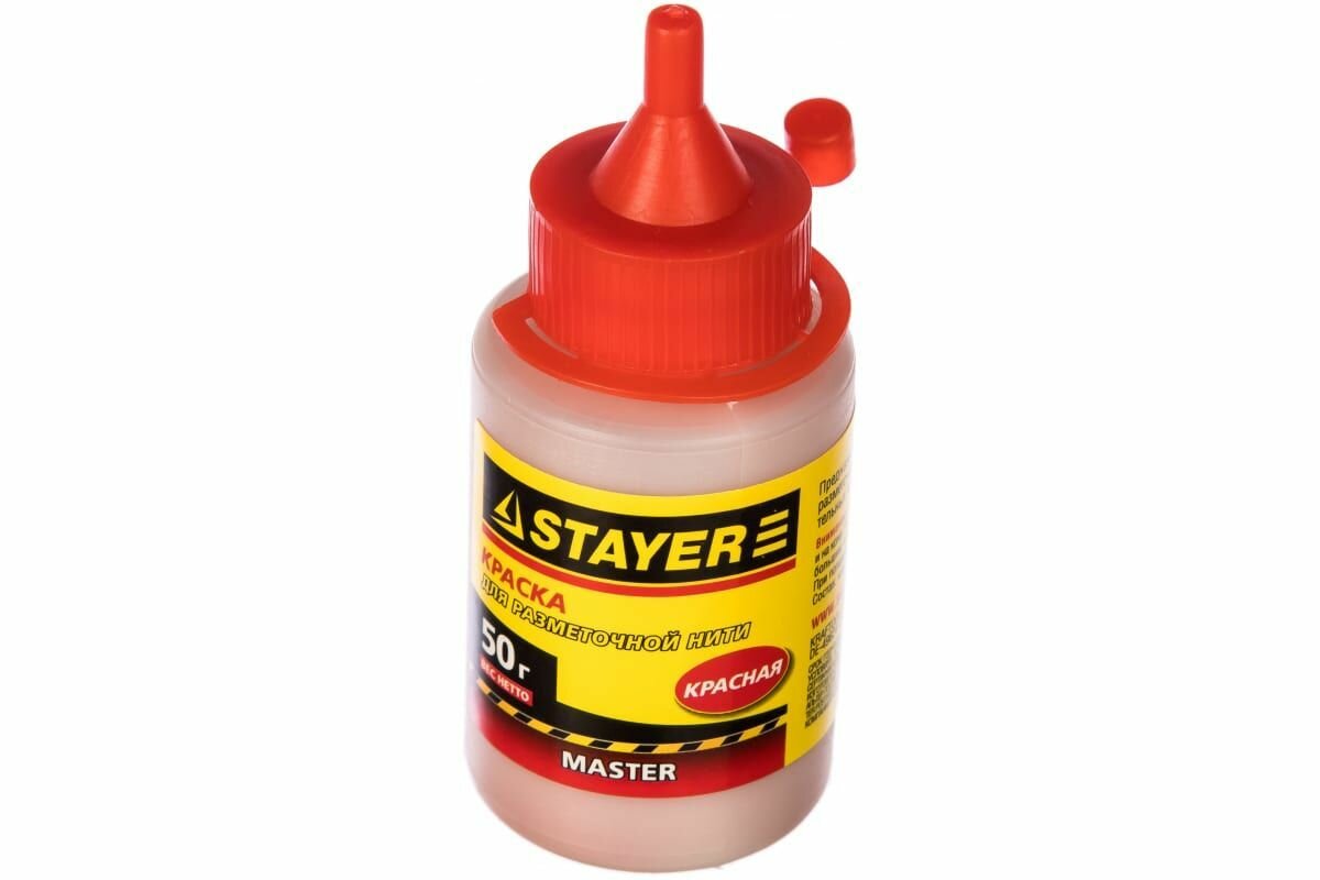 Красная краска для разметочных шнуров 50 г STAYER 0640-2_z01