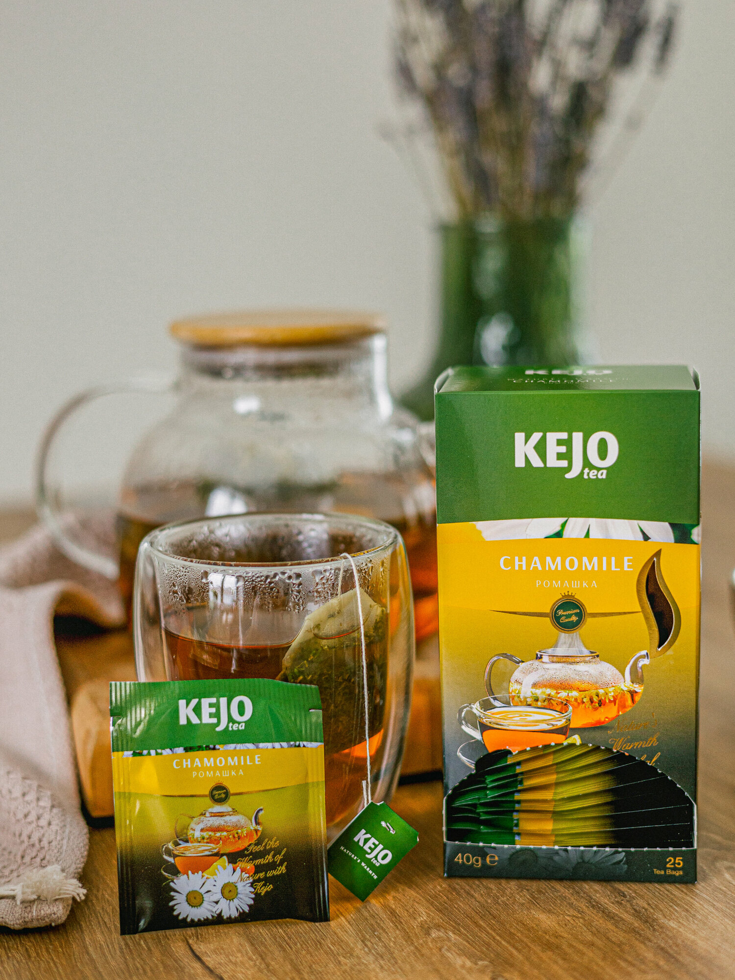 Чай травяной CHAMOMILE (Ромашка) KejoTea 25 штук