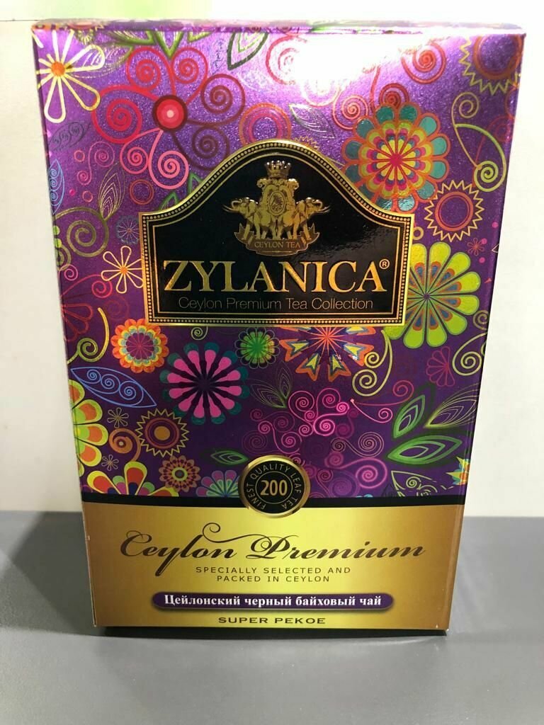 Чай черный ZYLANICA Ceylon Premium Collection Super Pekoe листовой, 200 г - фото №5