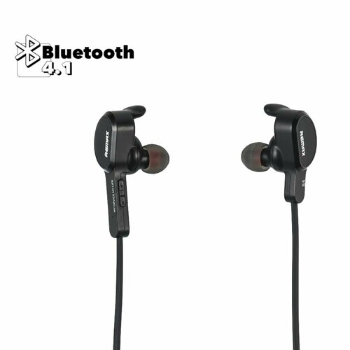 Bluetooth гарнитура вставная REMAX RB-S5 черная 129700₽
