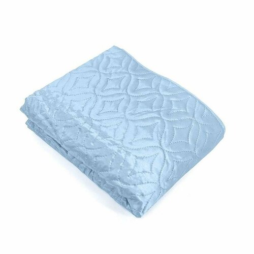 Покрывало Подушкино Ника атлас-сатин 140х200 см голубое