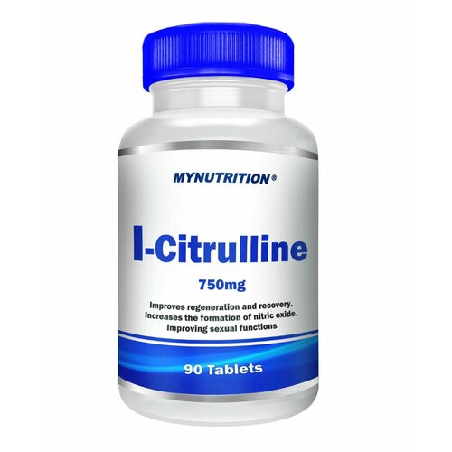 Mynutrition L Citrulline Malate 90 таблеток ravnutrition citrulline malate 1000 mg 100 таблеток