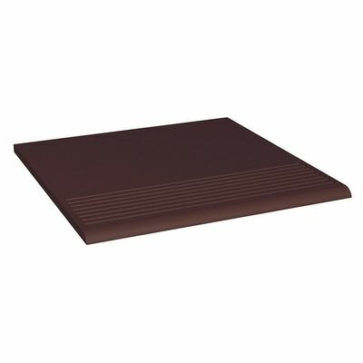 фото Ступень прямая Paradyz Natural Brown Plain 30х30 см 100025 (0.9 м2)