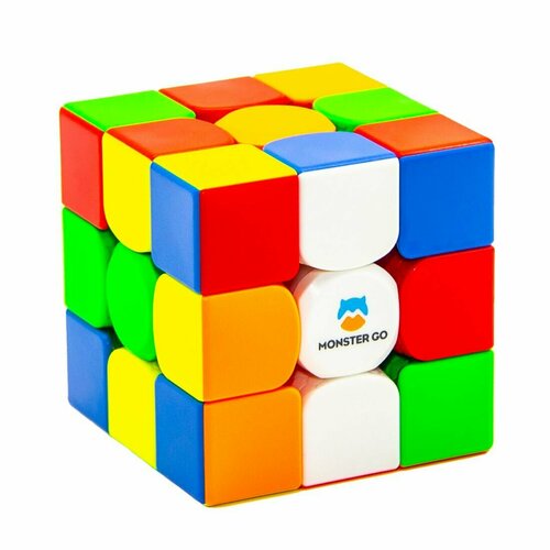 Скоростной кубик Рубика 3x3 GAN Monster Go EDU (магнитный) gancube monster go v2 version 2 monstergo 3x3x3 magic puzzle cubes 3x3 professional educational speedcubing speed cube stands