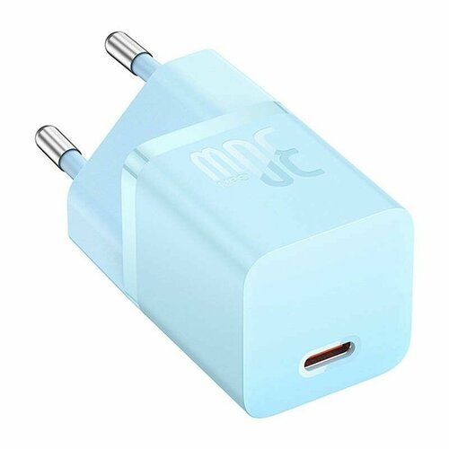 Сетевое зарядное устройство Baseus OS GaN5 Fast Charger Mini 30W (CCGN070603), синий