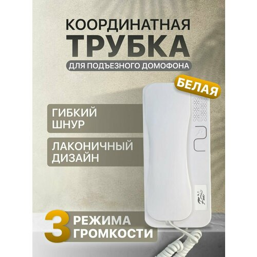 Трубка кординатного домофона в квартиру FX-HS2A белая 1550₽