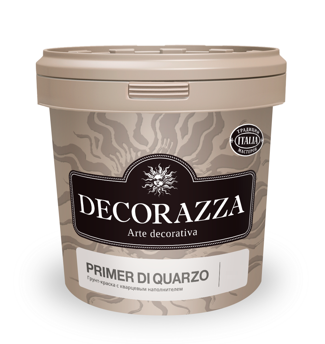 Грунтовка для стен, белая, Decorazza Primer di Quarzo, 1,5 кг