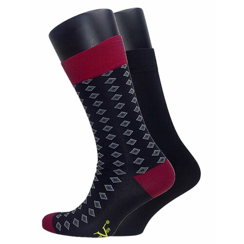 фото Носки , 2 пары, размер 39-46, красный 19v69