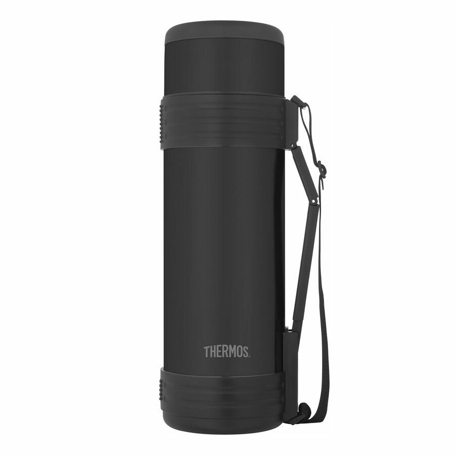 Термос для напитков Thermos THERMOS NCD-1000 BK (1 литр), стальной/чёрный