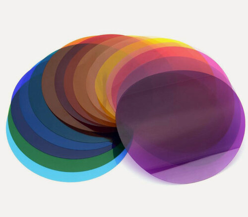 Изображение товара Набор цветных светофильтров Godox V-11C, для накамерных вспышек Godox, цветной, набор