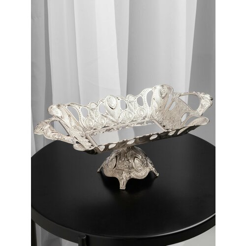 Блюдо-ваза для фруктов серебро 3534₽