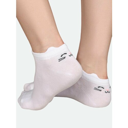 Носки , 3 пары, размер 23-25, белый носки детские долька комплект 3 пары размеры 23 25