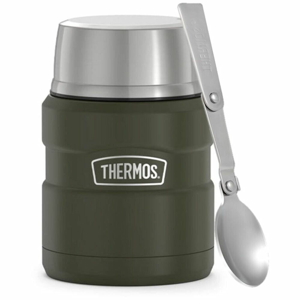 Термос для еды с ложкой Thermos SK3000 MAG 0,47л - фотография № 1