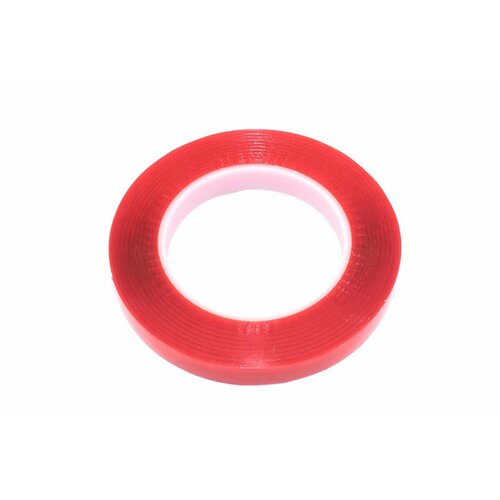 Скотч двусторонний прозрачный 3M с красной защитной лентой ширина 15мм 25м смазка литиевая многоцелевая белая abro 6 г
