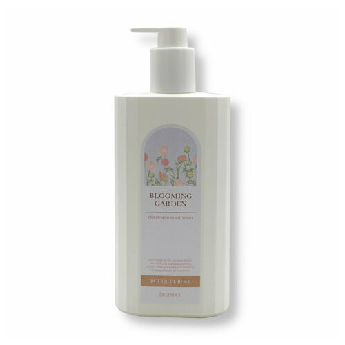 DEOPROCE BLOOMING GARDEN PERFUMED BODY WASH BOUQUET ROSE Парфюмированный гель для душа с ароматом розы 500г