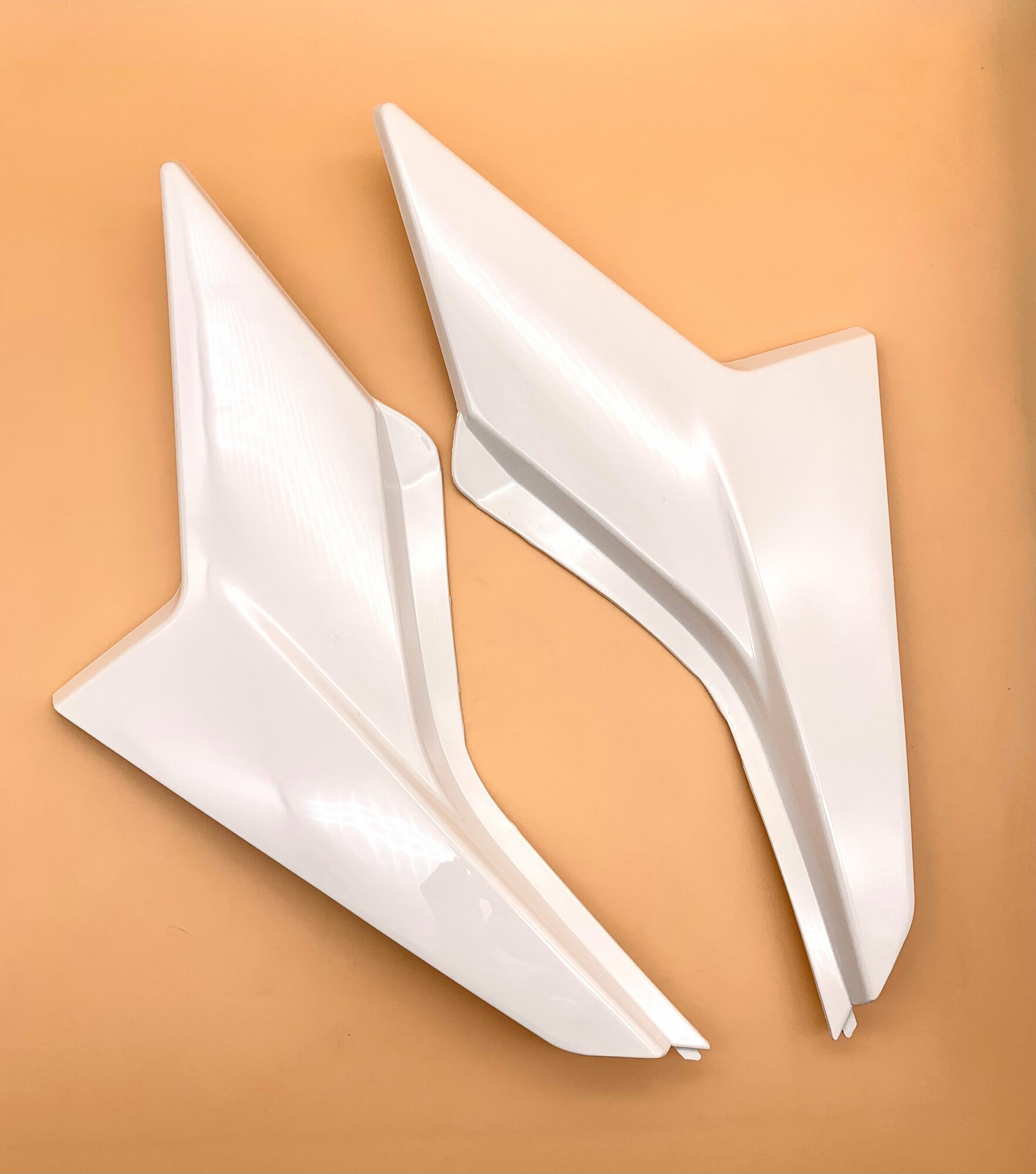 фото Пластик боковой центральный TTR250Rb белый