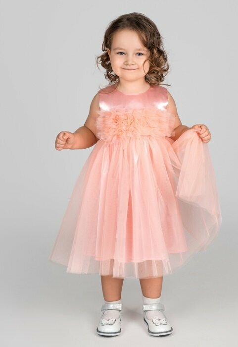 Платье SeVa, размер 104, розовый