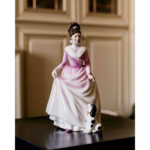 Royal Doulton статуэтка леди с собачкой, Good Companion, Англия, 1993 год