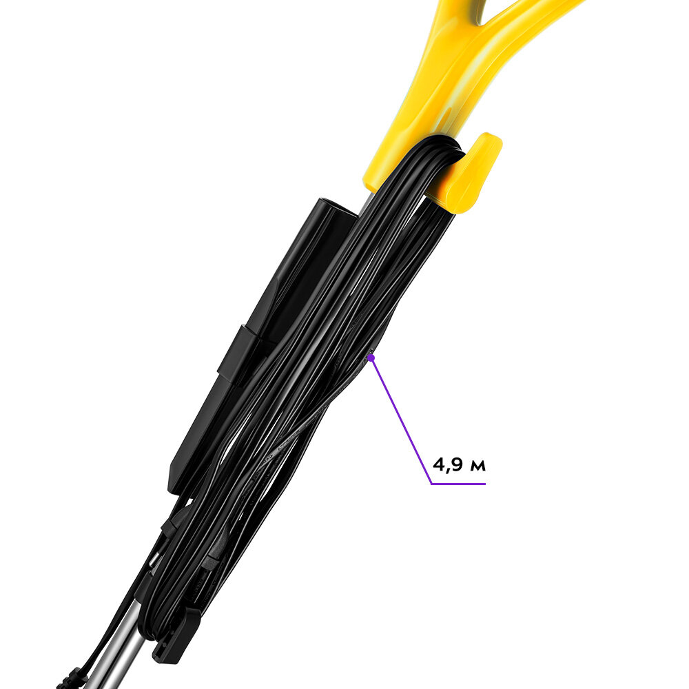 Вертикальный пылесос КТ-5180-1 черно-желтый