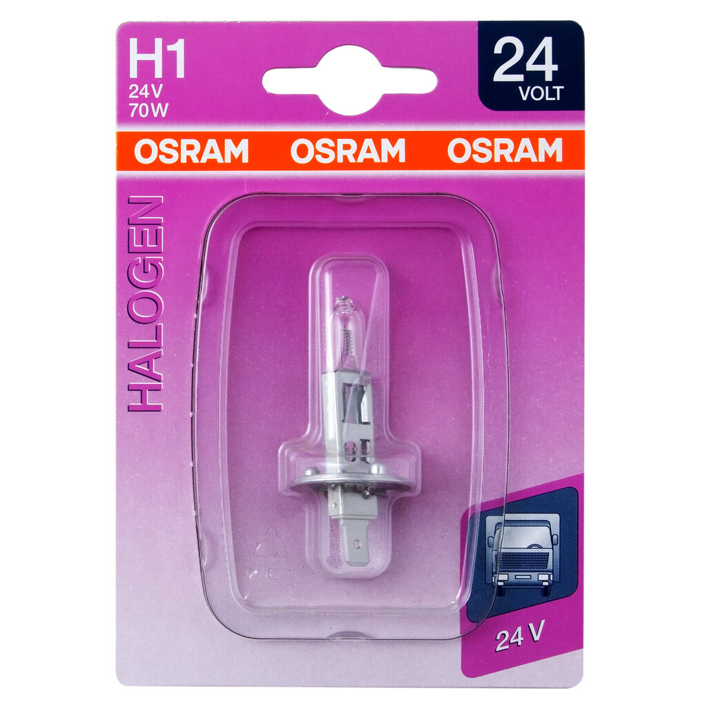 Лампа автомобильная галогенная OSRAM , H1, 24В, 1шт - фото №20