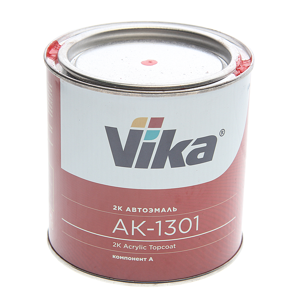 фото Краска красная RAL 3020 акрил 850г VIKA