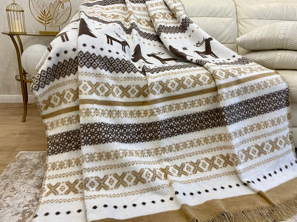 Плед Cotton Rajtex "Скандинавский лес"200x220 15217a