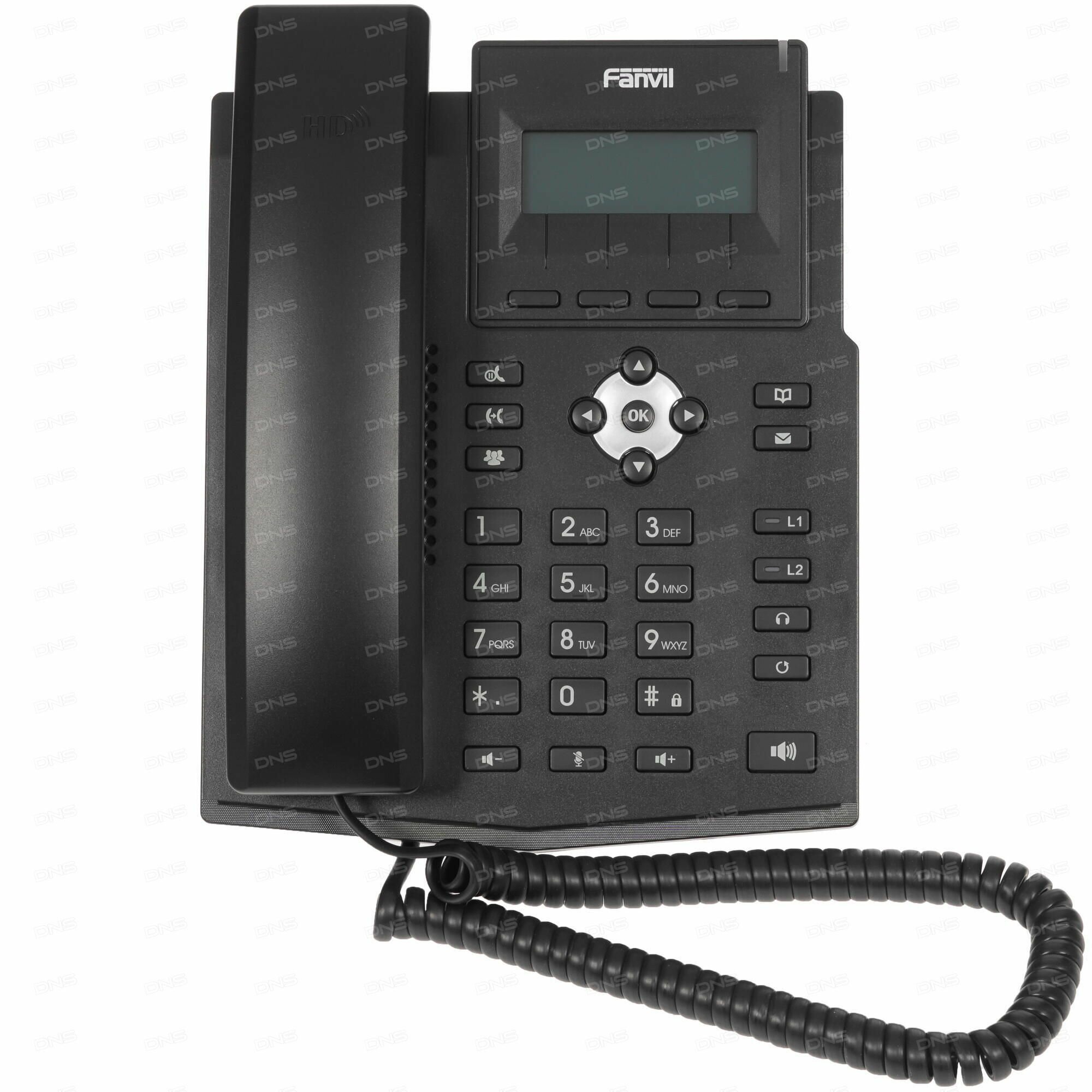 Телефон IP Fanvil X1SP черный - фото №18