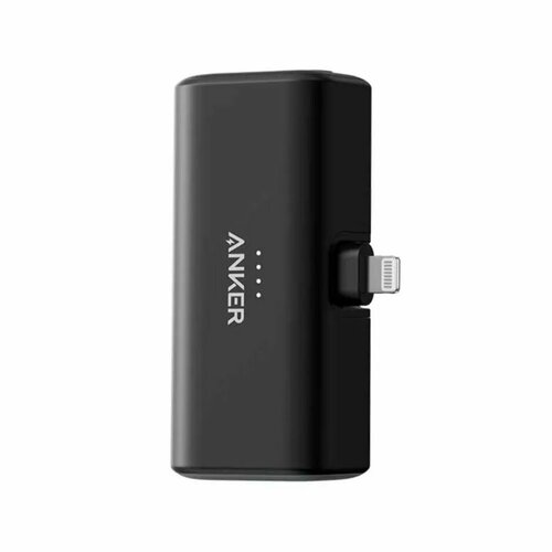 Внешний аккумулятор Anker 621 Built-in Lightning Connector 12W 5000mah складная вилка для быстрой зарядки черный 650000₽