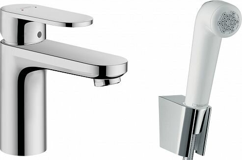 Смеситель для раковины Hansgrohe Vernis Blend 71215000 с гигиеническим душем