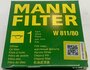 Масляный фильтр MANN-FILTER W 811/80