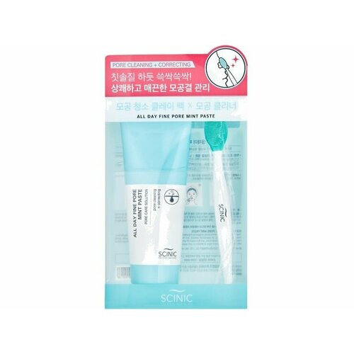 Глиняная маска-паста для очищения пор с мятой SCINIC All Day Fine Pore Mint Paste 3452₽