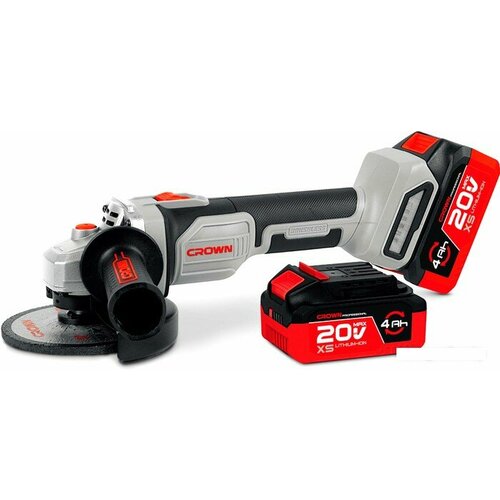 Шлифмашина CROWN CT23026-125HXS-4 BMC с 2-мя АКБ 2202900₽
