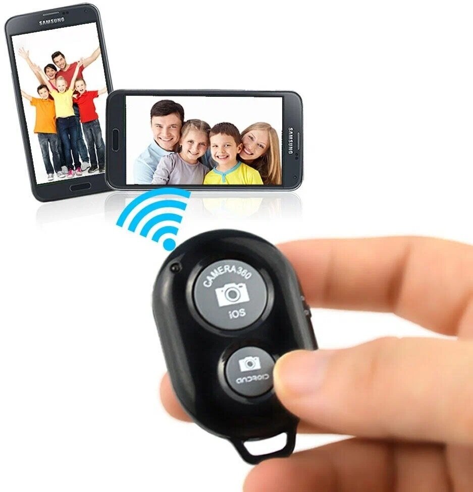 Селфи кнопка Bluetooth для фото и видео пульт для камеры блютуз iphone android