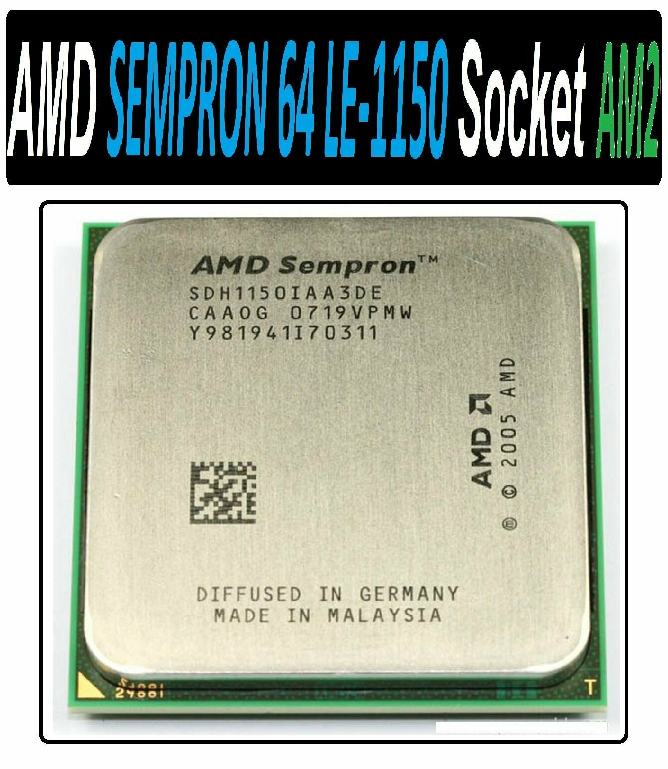 Процессор AMD Sempron LE-1150 Sparta AM2 1 x 2000 МГц