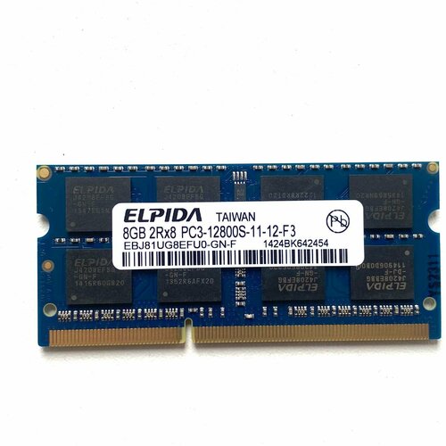Модуль памяти ELPIDA DDR3 8 ГБ SODIMM1600 15 для ноутбука и macbook 1422₽