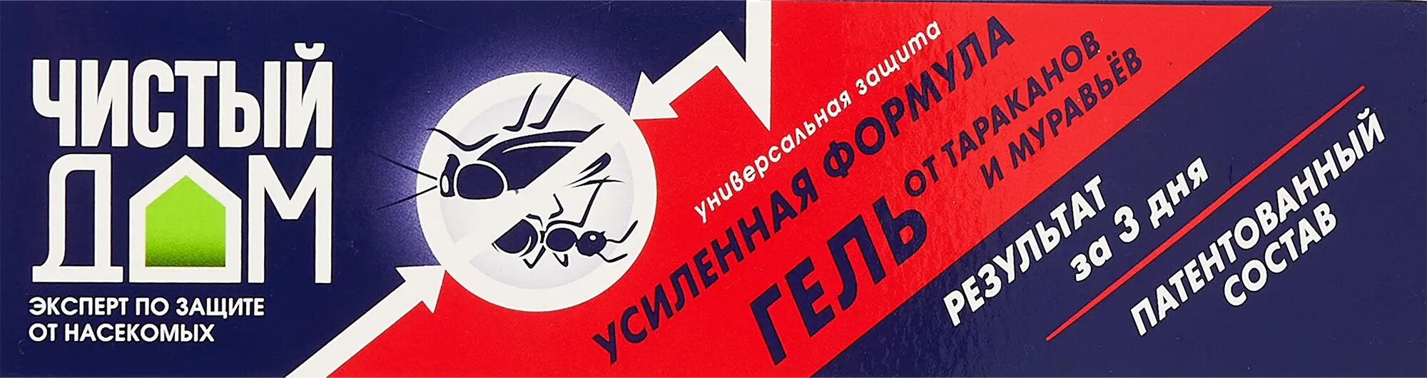 Гель от тараканов Чистый Дом Усиленная формула 50 г