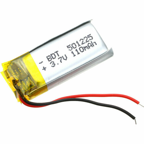 Аккумулятор 3.7V 0.11Ah Li-Po 501225 с контролером