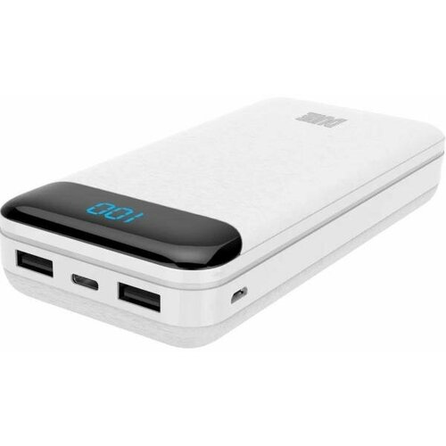 Внешний аккумулятор Power Bank 20000 мАч Perfeo Dune белый 157900₽