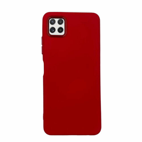 Чехол-накладка силиконовая матовая для Samsung A22S 5g красный смартфон samsung galaxy a22s 5g 128gb gray
