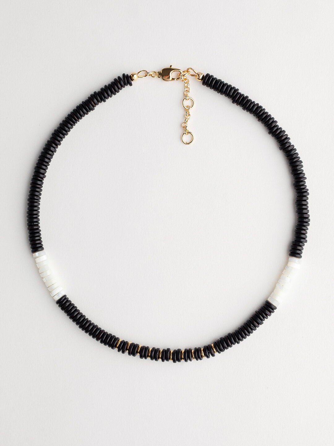 Чокер by mar, перламутр, длина 40 см, черный — фото 1