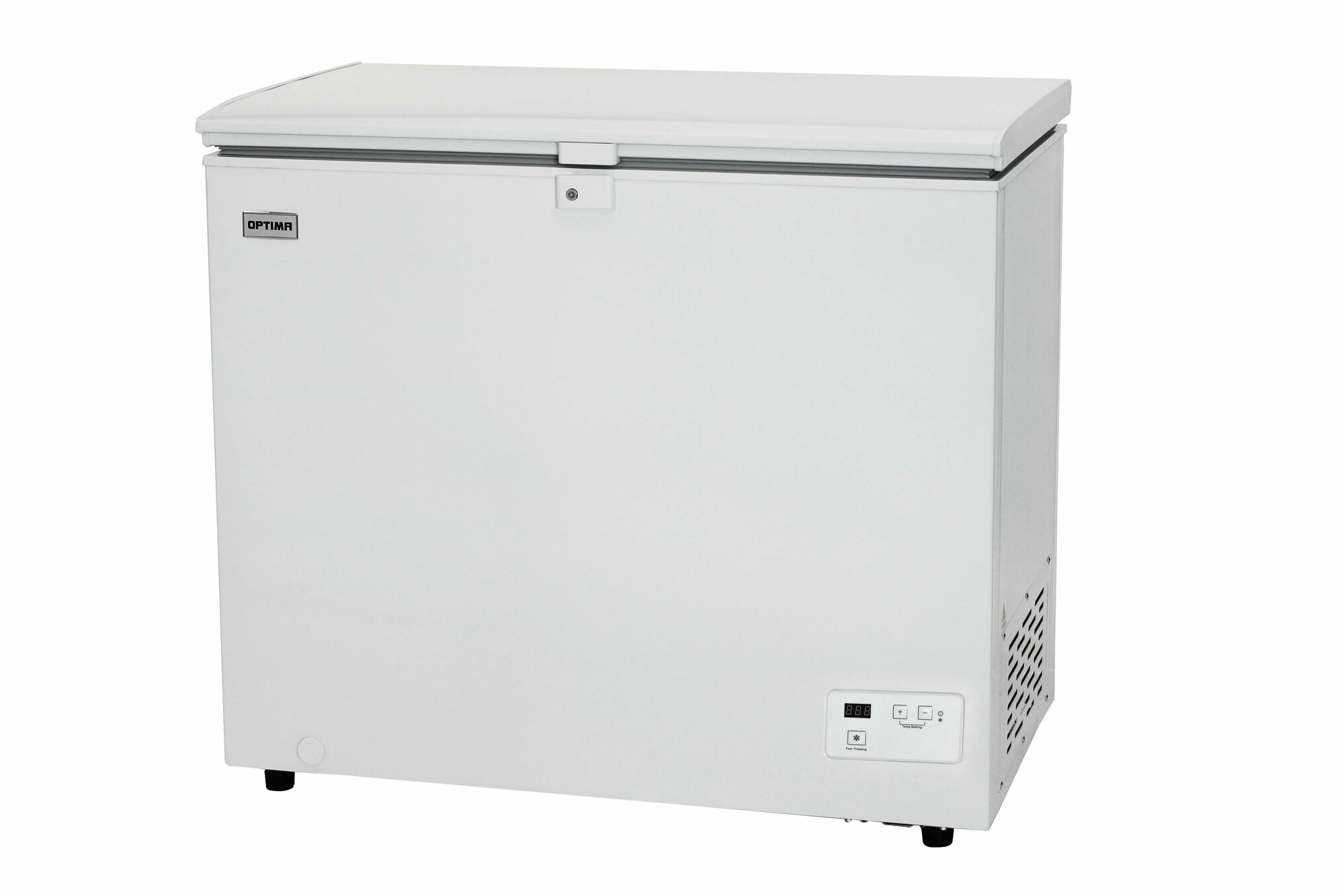 фото Морозильный ларь Optima BD-230WLG, класс энергоэффективности A+, общий объём 212 л, режим холодильника, дисплей, белый