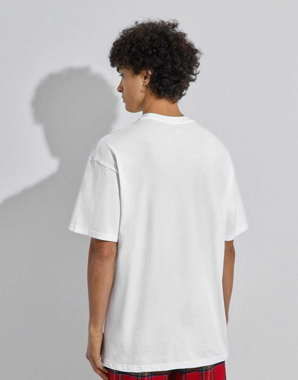 Пижамная футболка Gloria Jeans BSL000543 белый мужской XL (52-54) - фотография № 4
