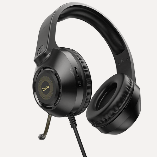 Изображение товара Гарнитура игровая HOCO W108 Sue USB 3.5 мм, 2м, накладная (черный)
