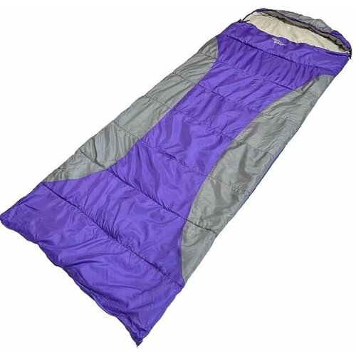 Спальник для похода и туризма фиолетовый Coolwalk Creeper 22080 см 1692₽