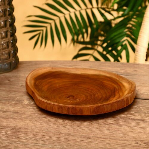 MARU Блюдо 26х22х2 см тиковое дерево 1763₽