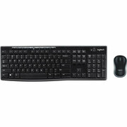 Комплект (клавиатура и мышь) Logitech MK270, USB, беспроводной, черный (только английская)