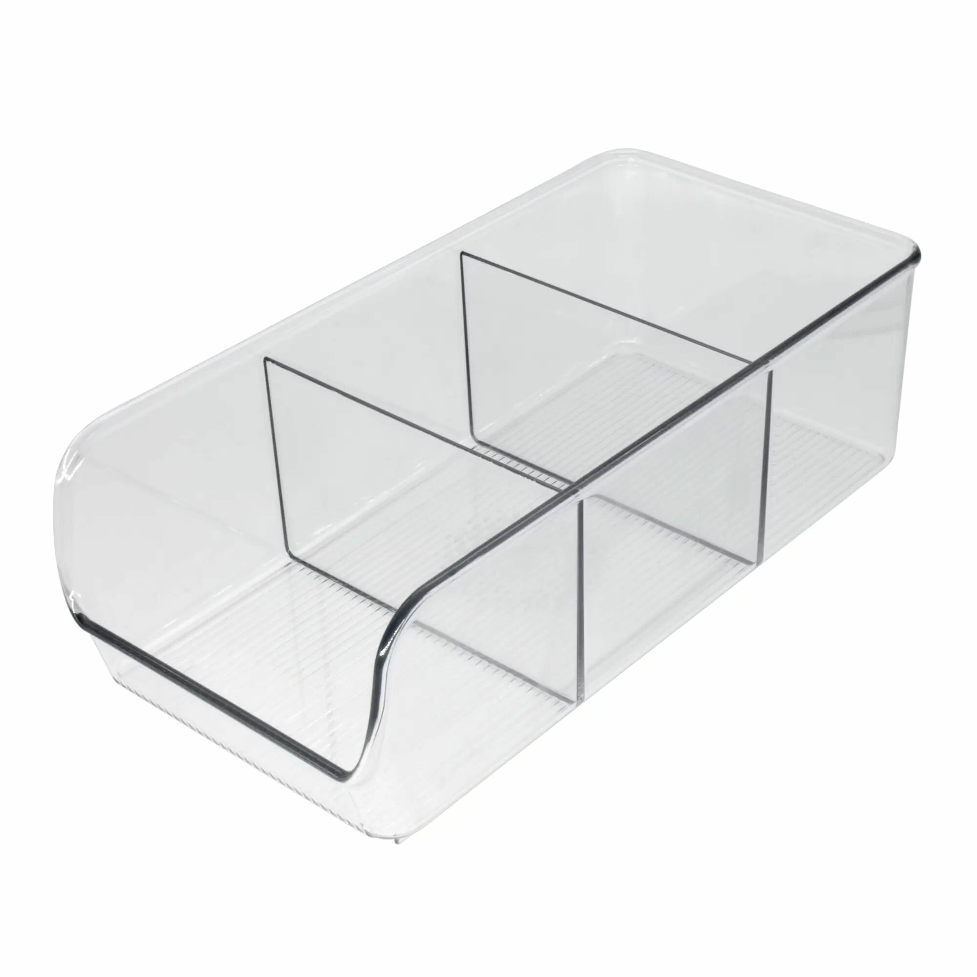 фото Органайзер 1 отсек Delinia LM 13.81x8.89x27.89 см пластик цвет прозрачный