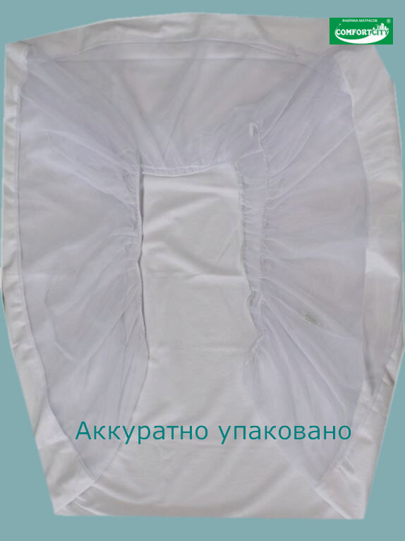 Наматрасник с сетчатым бортиком COMFORTCITY AquaStop Comfort 60х140 - фотография № 5