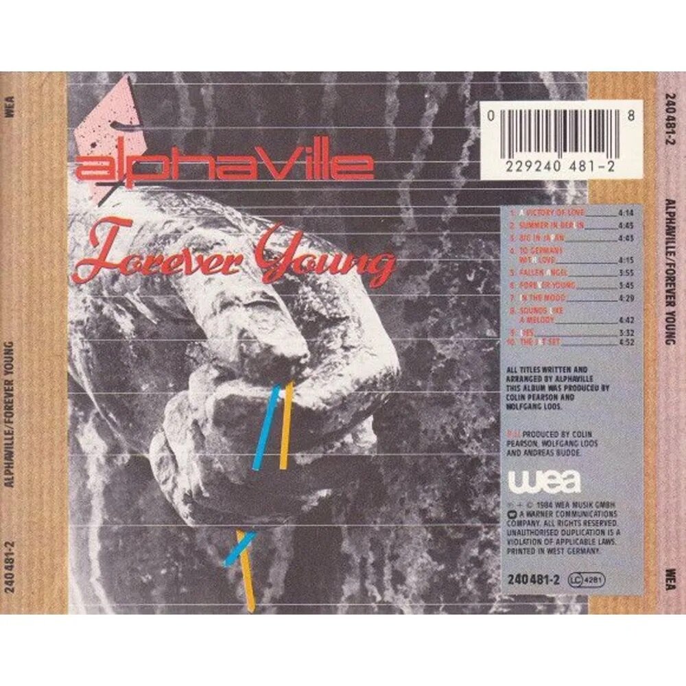 Alphaville - Forever Young/ CD [Jewel Case/Booklet](Repress, Reissue 1999)