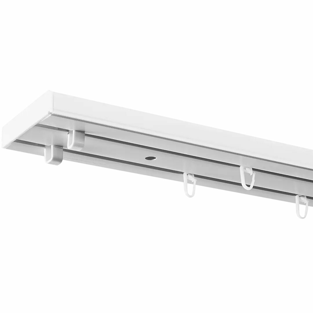 фото Карниз двухрядный Inspire 200 см пластик